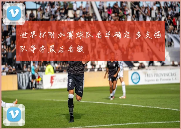 世界杯附加赛球队名单确定 多支强队争夺最后名额